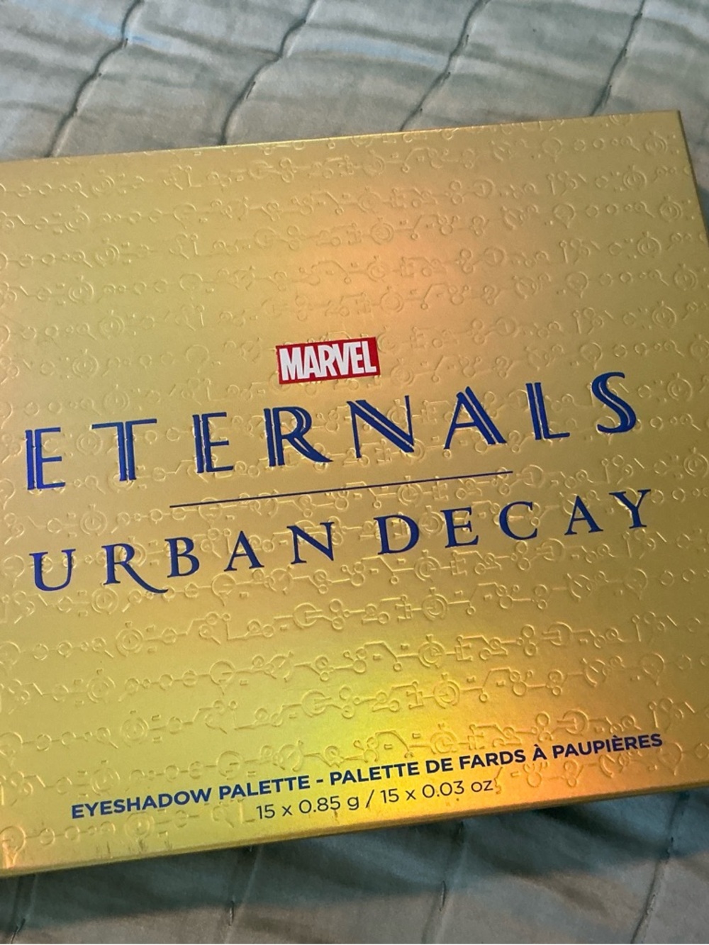 Urban Decay Gold and Blue Eternals Eyeshadow Palette